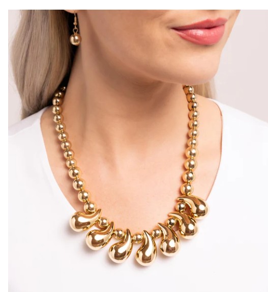 Necklace Set - Raindrop Rebel - GOLD