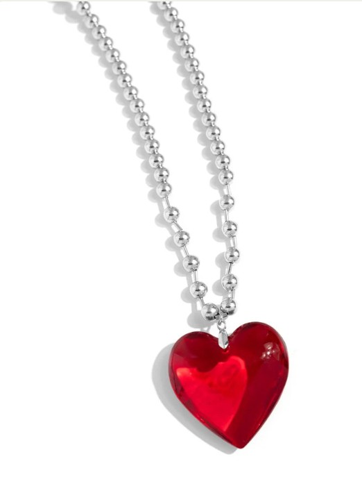 Necklace Set - Romantic Residence - Red - Image 3