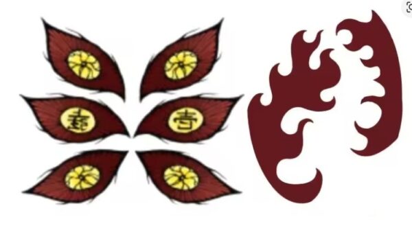 ANIME Flash Tattoo - DEMON SLAYER - Kokushibo Upper moon eyes Tattoo - Image 2