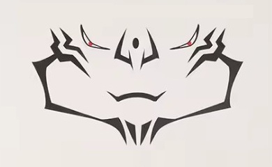 ANIME Flash Tattoo - JUJUTSU KAISEN-Yuji Itadori - FACIAL TATTOO - Image 2