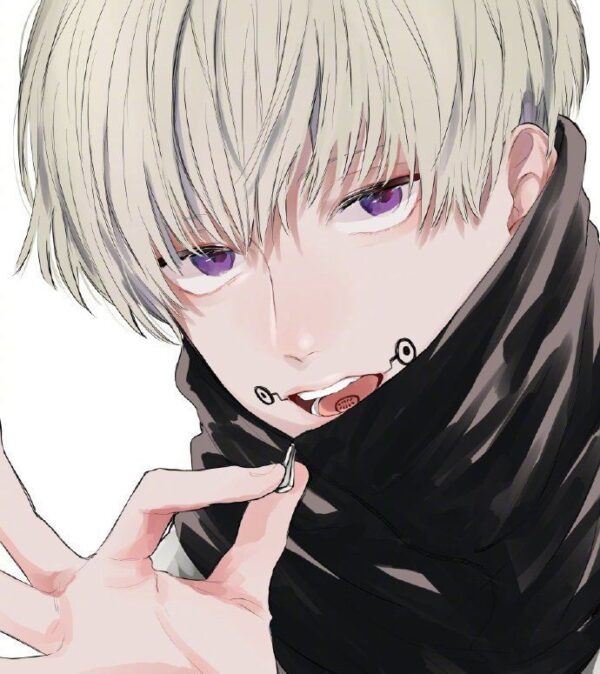 ANIME Flash Tattoo - JUJUTSU KAISEN Toge Inumaki FACIAL TATTOOS