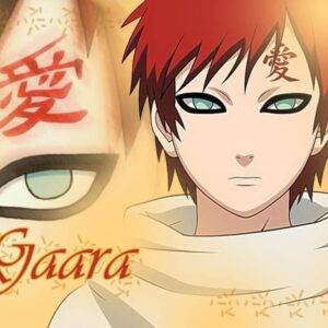 ANIME Flash Tattoo - NARUTO GAARA Tattoo
