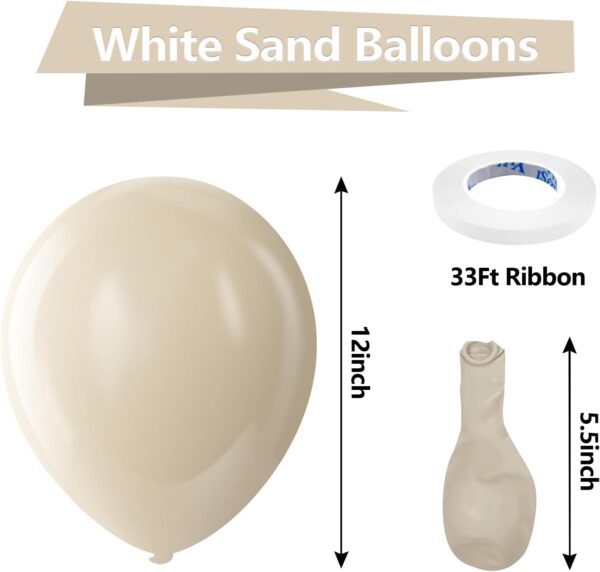 BALLOONS - Latex 12inch - 10 Pack - SAND Balloons - Image 5