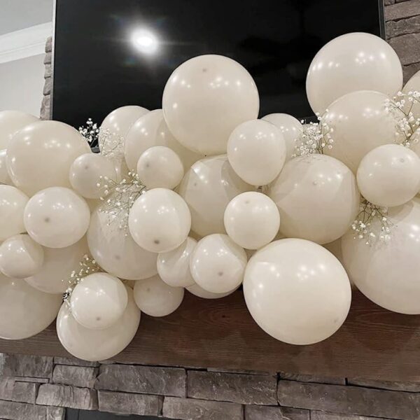 BALLOONS - Latex 12inch - 10 Pack - SAND Balloons - Image 2