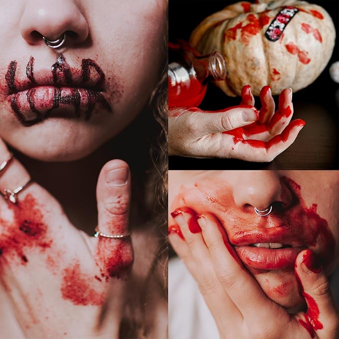 FAKE BLOOD 1.76oz - Bright Fresh Red or Dark Red - Image 7