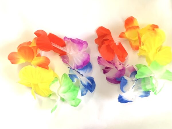 Hawaiian Wristband Set - 2Pcs Colorful - Image 2