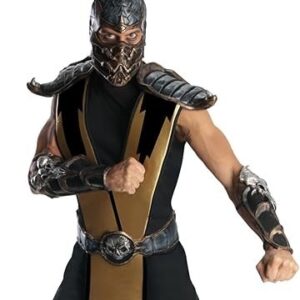 SUPERHERO - Men's Mortal Kombat Scorpion Costume for Adults - SIZE Men's Standard