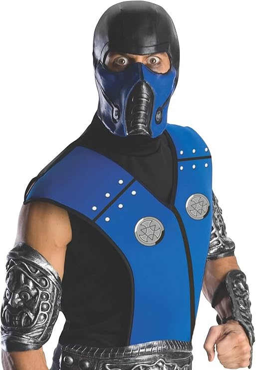 SUPERHERO - Men's Mortal Kombat Sub Zero Adult Costume - SIZE Men's Standard - Image 3