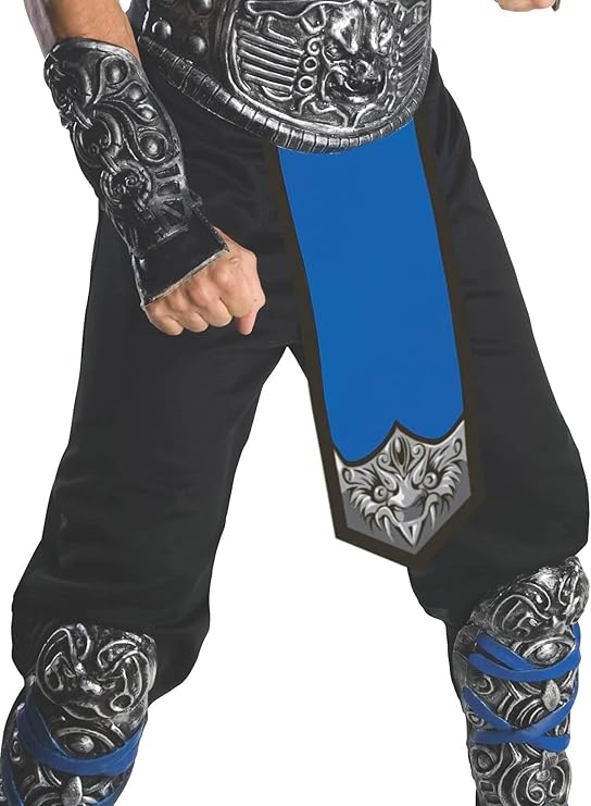 SUPERHERO - Men's Mortal Kombat Sub Zero Adult Costume - SIZE Men's Standard - Image 4