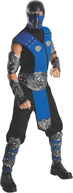 SUPERHERO - Men's Mortal Kombat Sub Zero Adult Costume - SIZE Men's Standard - Image 2