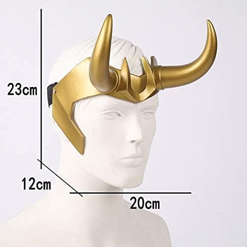 HORNS - Superhero Horns Helmet Crown PVC Headpiece - Image 5