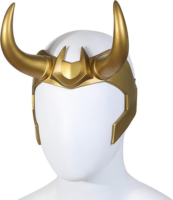 HORNS - Superhero Horns Helmet Crown PVC Headpiece - Image 2