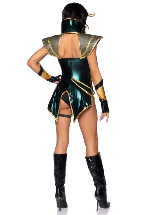 SUPER VILLIAN - Women's Sexy Trickster Costume SIZE: MEDIUM - Image 3