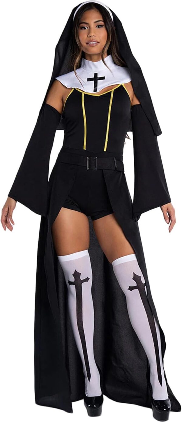 HALLOWEEN - Women's - Adult Sexy Nun Mother Superior Costume SIZE MEDIUM - Image 2
