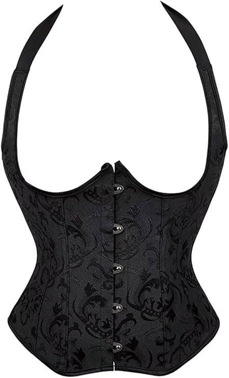 CORSET TOP - BLACK UNDERBUST CORSET SIZE SMALL