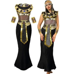 EGYPTIAN - 4 Pcs Egyptian Queen Cleopatra Costume Size: SMALL