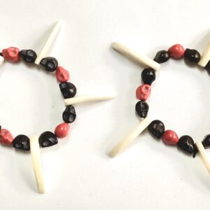 Jungle/Caveman Teeth/FANG SKULL Anklet/BRACELET