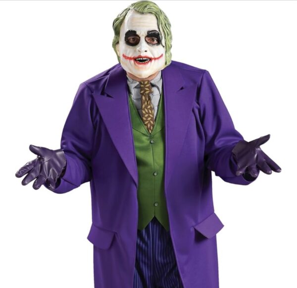 HALLOWEEN - Mens Batman The Dark Knight Joker Deluxe Costume STANDARD SIZE