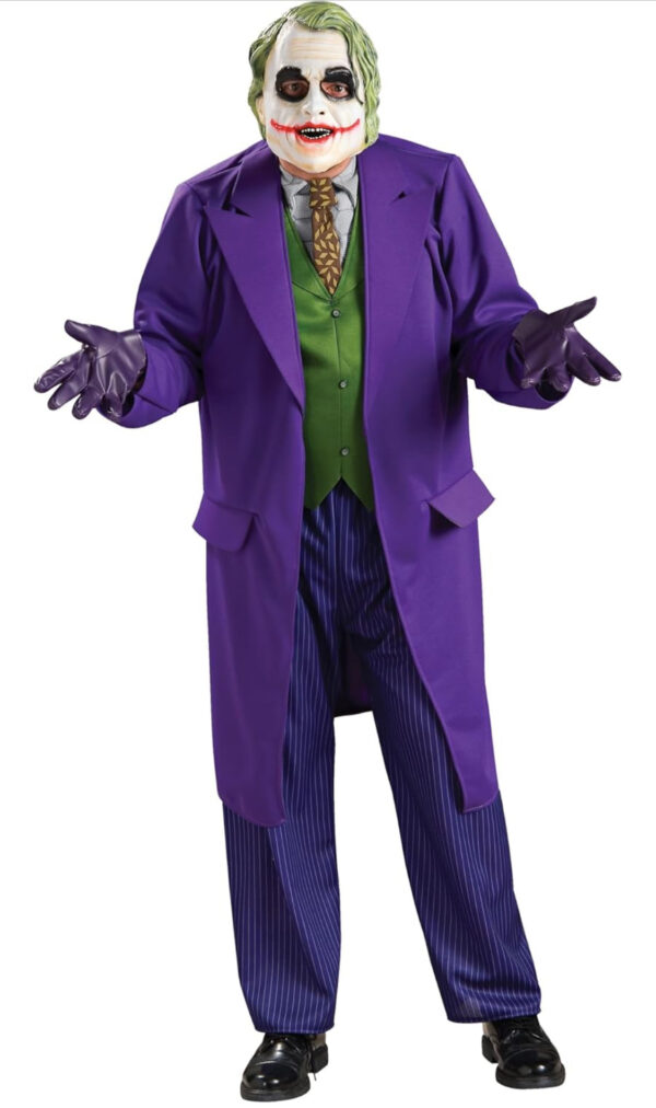 HALLOWEEN - Mens Batman The Dark Knight Joker Deluxe Costume STANDARD SIZE - Image 2