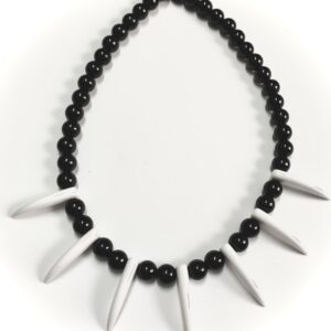 Jungle Teeth Necklace Tribal Fang Necklace WHITE