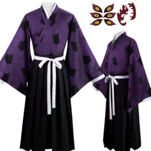 ADULT Anime - DEMON SLAYER Kokushibo Cosplay Costume