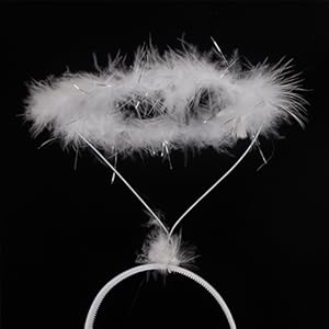 CHRISTMAS/NATIVITY COSTUMES - Kids Angel Costume with Halo - Image 8