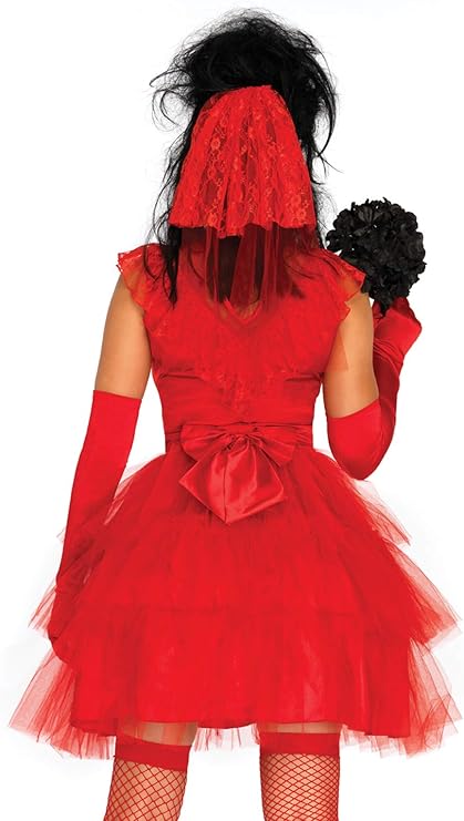 HALLOWEEN - Women's - Beetle Bride 80s Halloween Costume SIZE SMALL(4-6) - Image 5