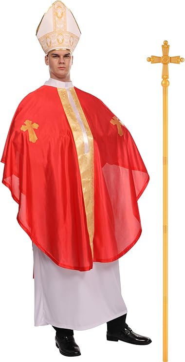 Adult Pope Halloween Costume - ONE SIZE - Image 4