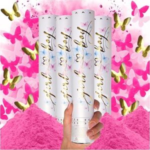 Biodegradable Powder & Butterfly Confetti Popper