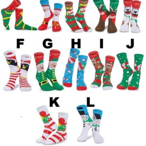 SOCKS - Christmas Crew Socks for Women, Men, Teen ONE SIZE