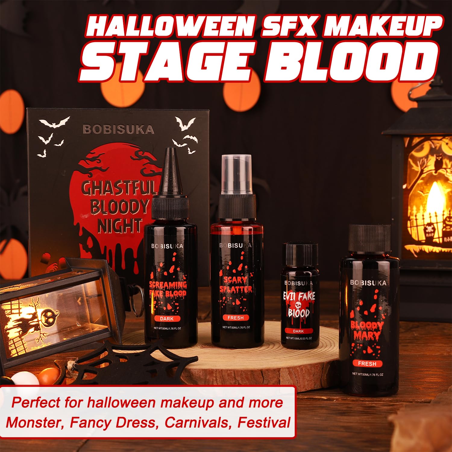 FAKE BLOOD - Halloween Special Effects Fake Blood Makeup