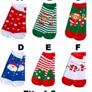 SOCKS -  TODDLER Terry Thermal Christmas Cotton Socks FITS 1-3Y