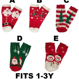 SOCKS - Kids Low Cut CHRISTMAS SOCKS 1-3Y
