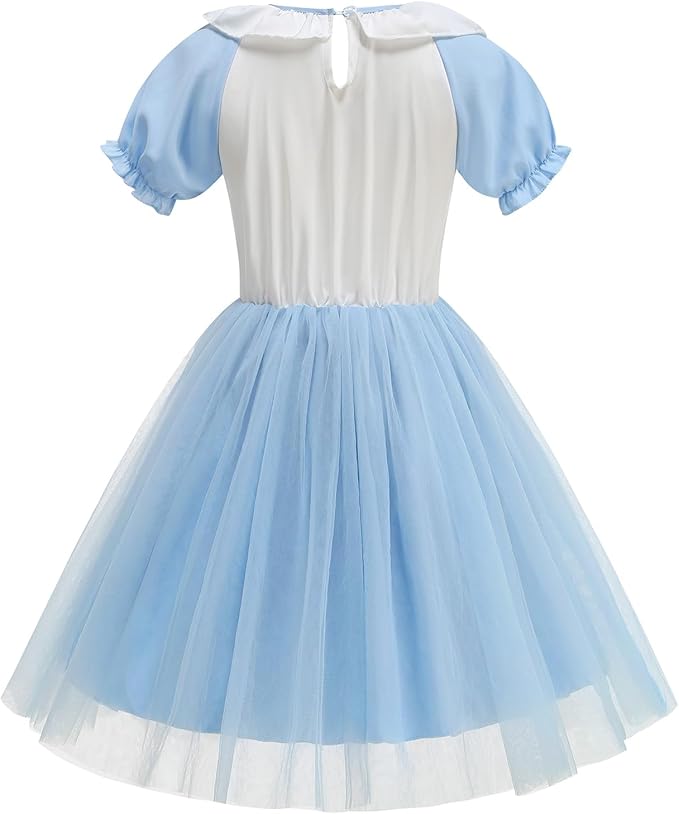 Storybook Girls Wonderland Dress with Headband and Stockings SIZE 7-8 - Image 6