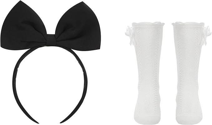 Storybook Girls Wonderland Dress with Headband and Stockings SIZE 7-8 - Image 5