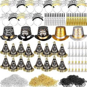 New Year's Eve Party Supplies - 108 Pieces Happy New Year Party Kit for 36 People