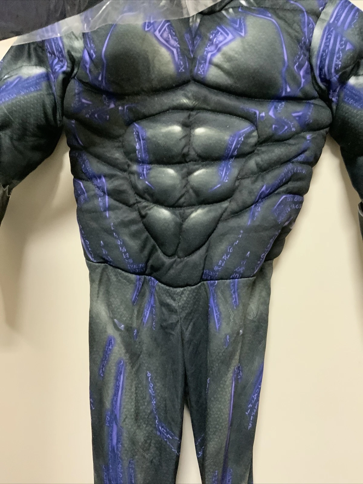 SUPERHERO Boy – Marvel Avengers Black Panther Halloween Costume with Muscle Chest Toddler (2T-3T) - Image 4