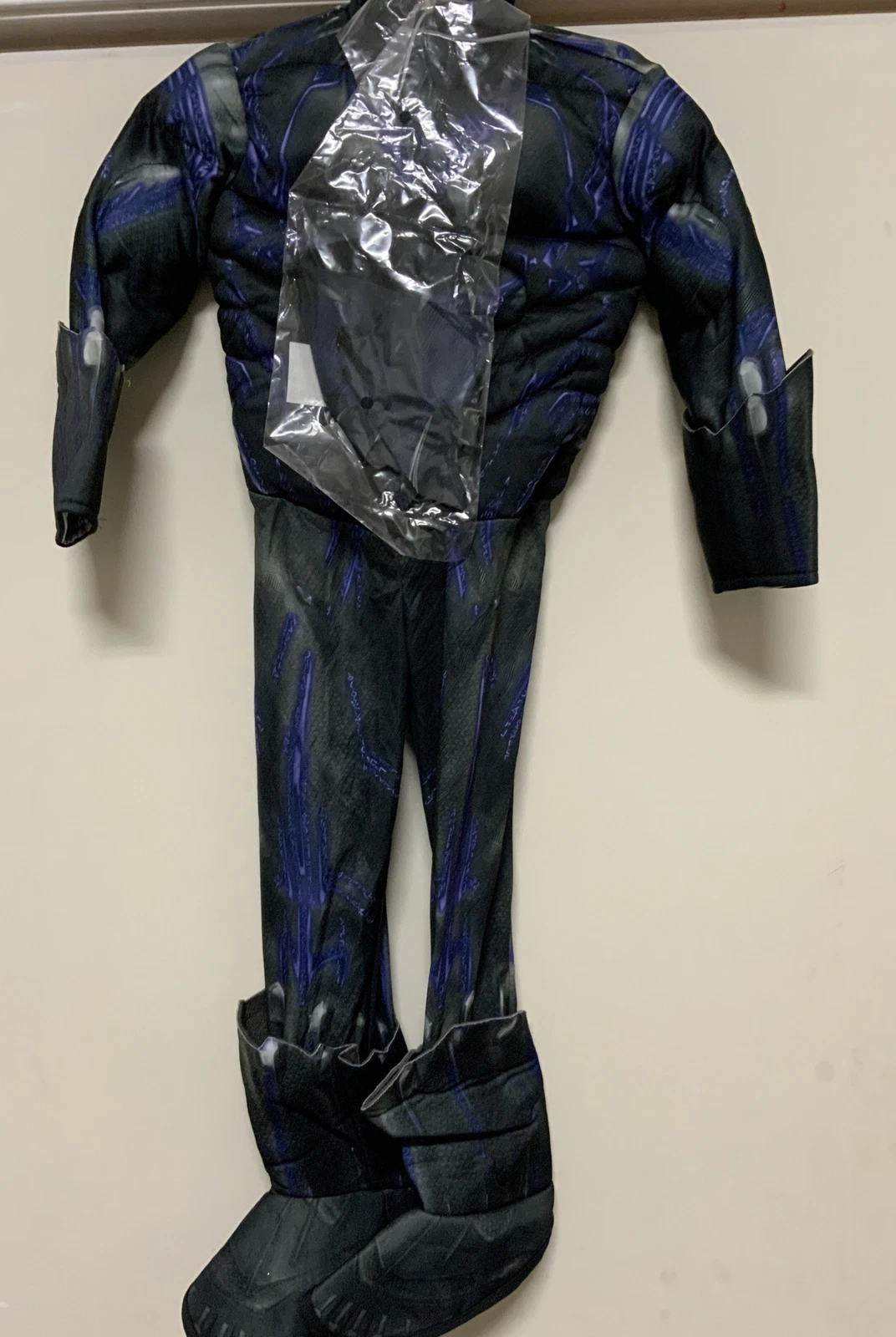 SUPERHERO Boy – Marvel Avengers Black Panther Halloween Costume with Muscle Chest Toddler (2T-3T) - Image 3