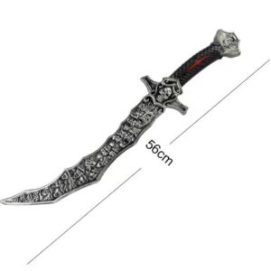 PIRATE SWORD - Plastic Pirate Skull Dagger 56CM Sword