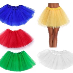 ADULT TUTU – Adult Classic Elastic 4 Layered Tulle Tutu Skirt