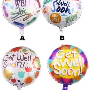 PARTY DECORATIONS - Get Well Soon Foil Balloons 18INCH