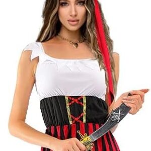 WOMEN PIRATE - Women’s Buccaneer Pirate Lady Dress Costume