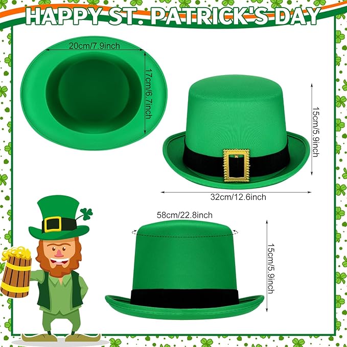 St. Patrick's Day - Adult Irish Heritage Celebration Top Hat - Image 5