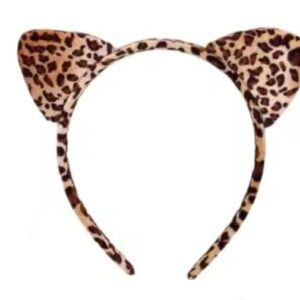 Animal Ears - Leopard Ear Headband - Leopard Print