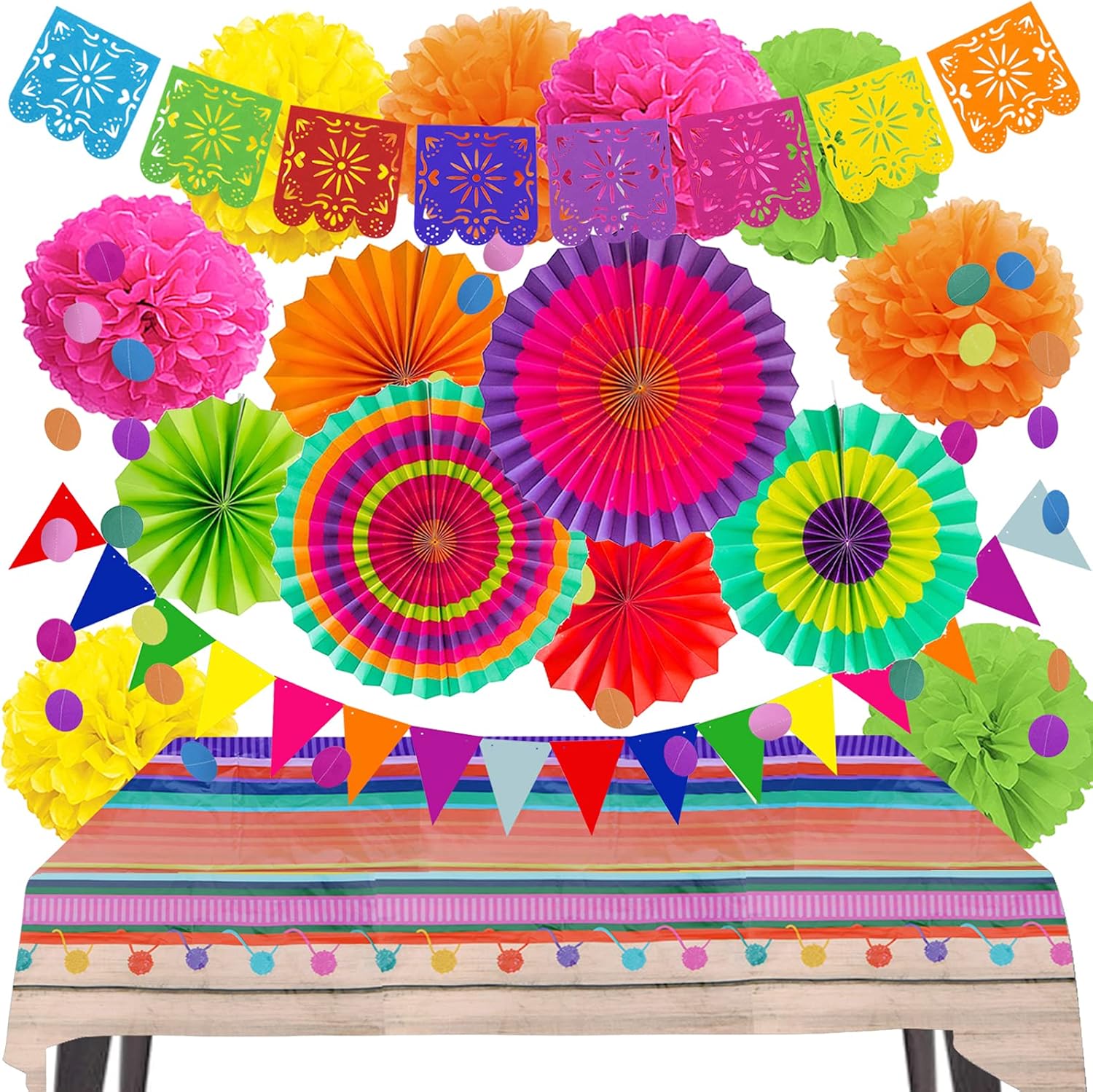 PARTY DECORATIONS - Fiesta Party Decorations Set