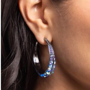 EARRINGS – Embedded Edge - Blue
