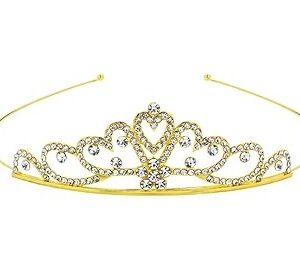 GOLD Tiara Crystal Rhinestone Headband 29