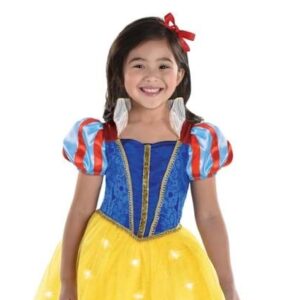 Girl's Toddler Snow White Light Up Costume size 3T/4T