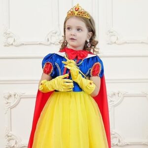Girl's Princess Snow White Grand Dlx Costume with accessories
