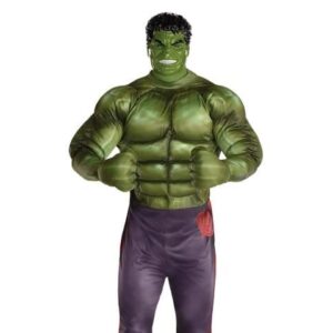 SUPERHERO - Men's Marvel Hulk Costume - ONE SIZE
